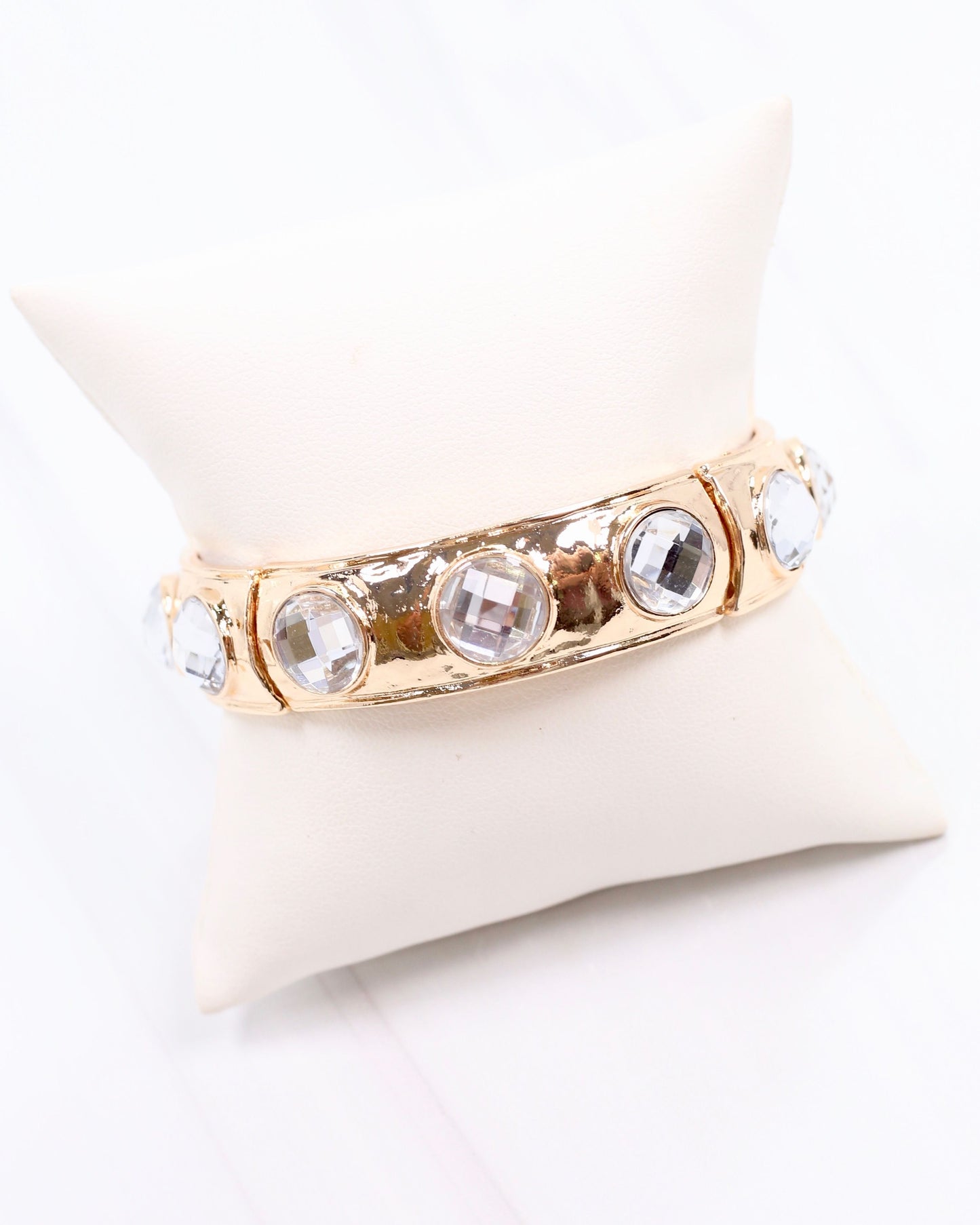 Reagan Stretch Bracelet Clear