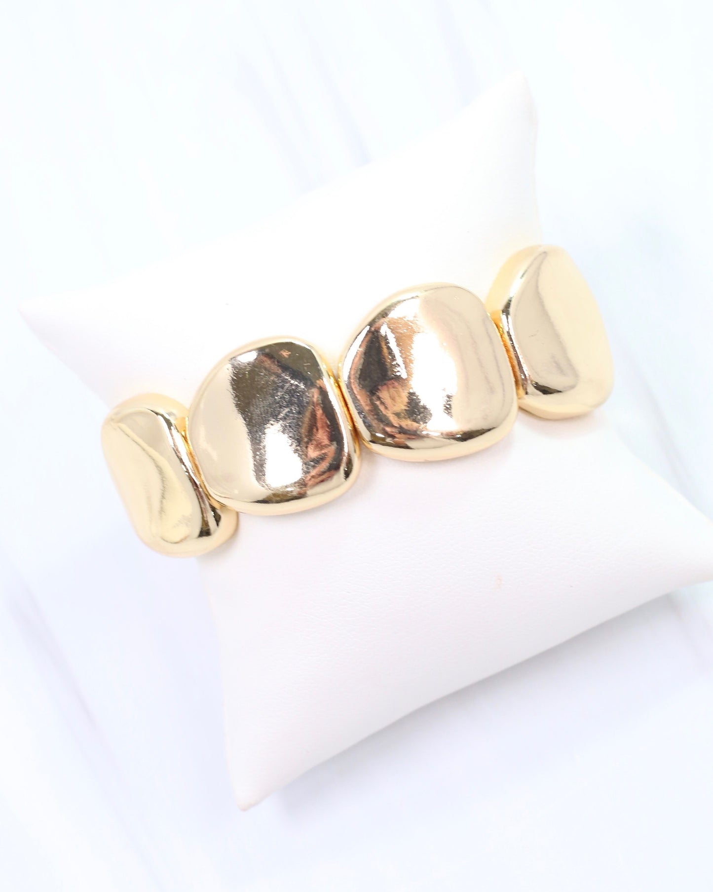 Mallory Stretch Bracelet Gold