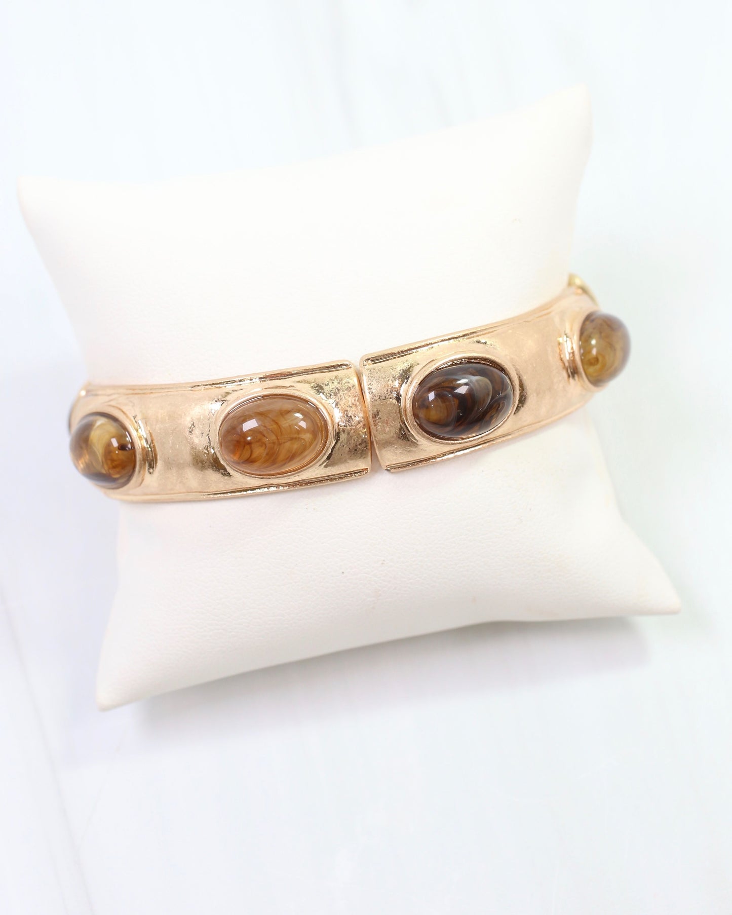 Hallie Stretch Bracelet Tortoise