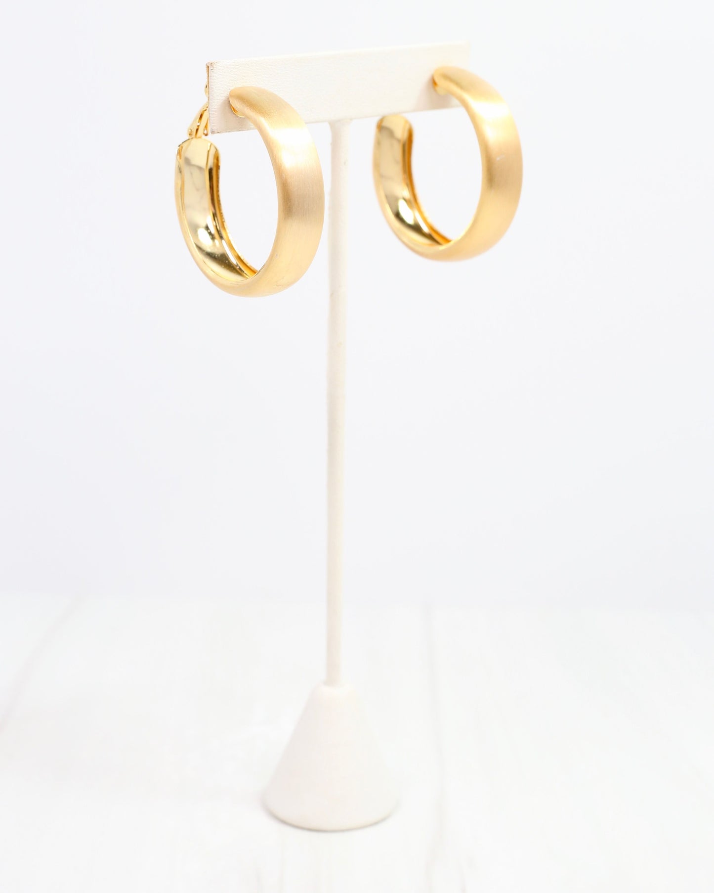 Price Worn Gold Hoop Worn Gold