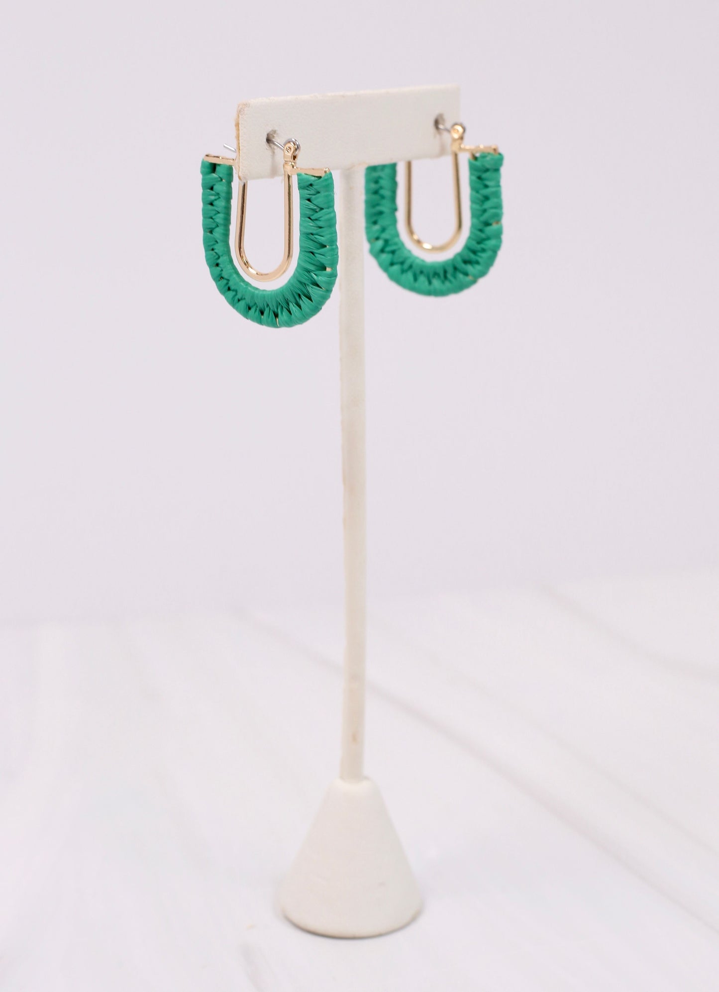 Roxbury Wrapped Drop Earring GREEN