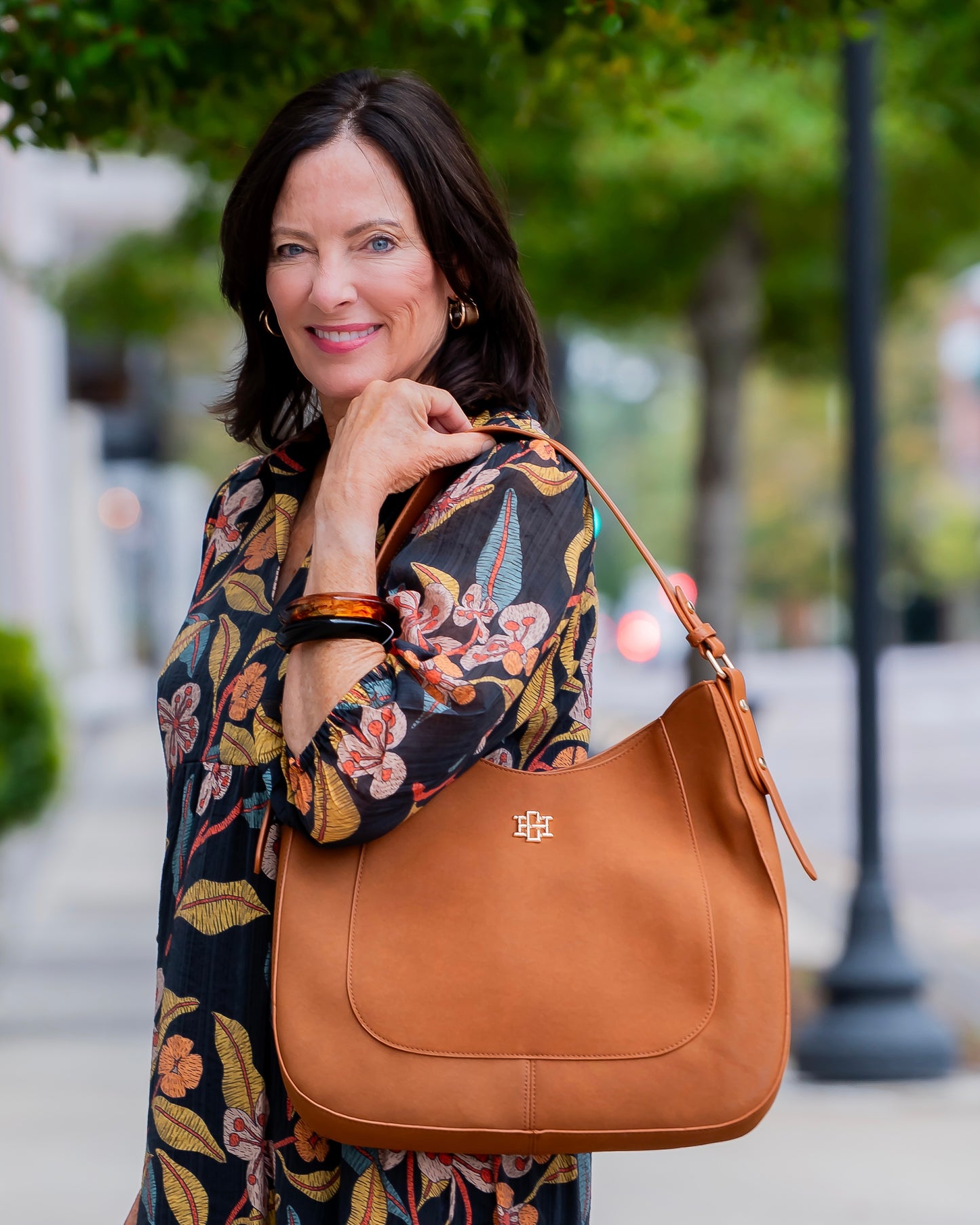 Hadlee Hobo Bag Saddle S