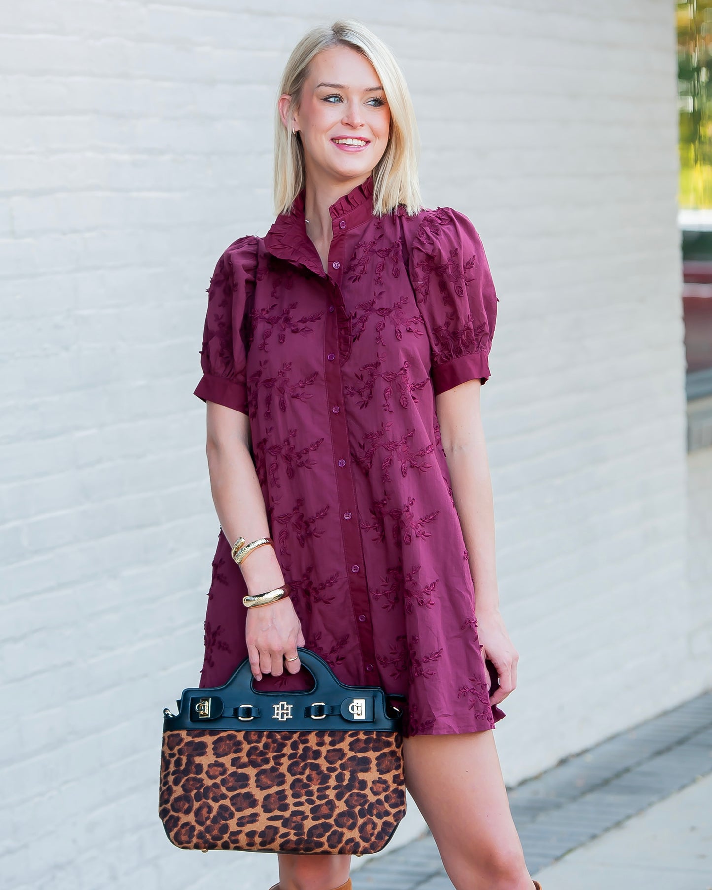 Savannah Handbag Spotted Saddle