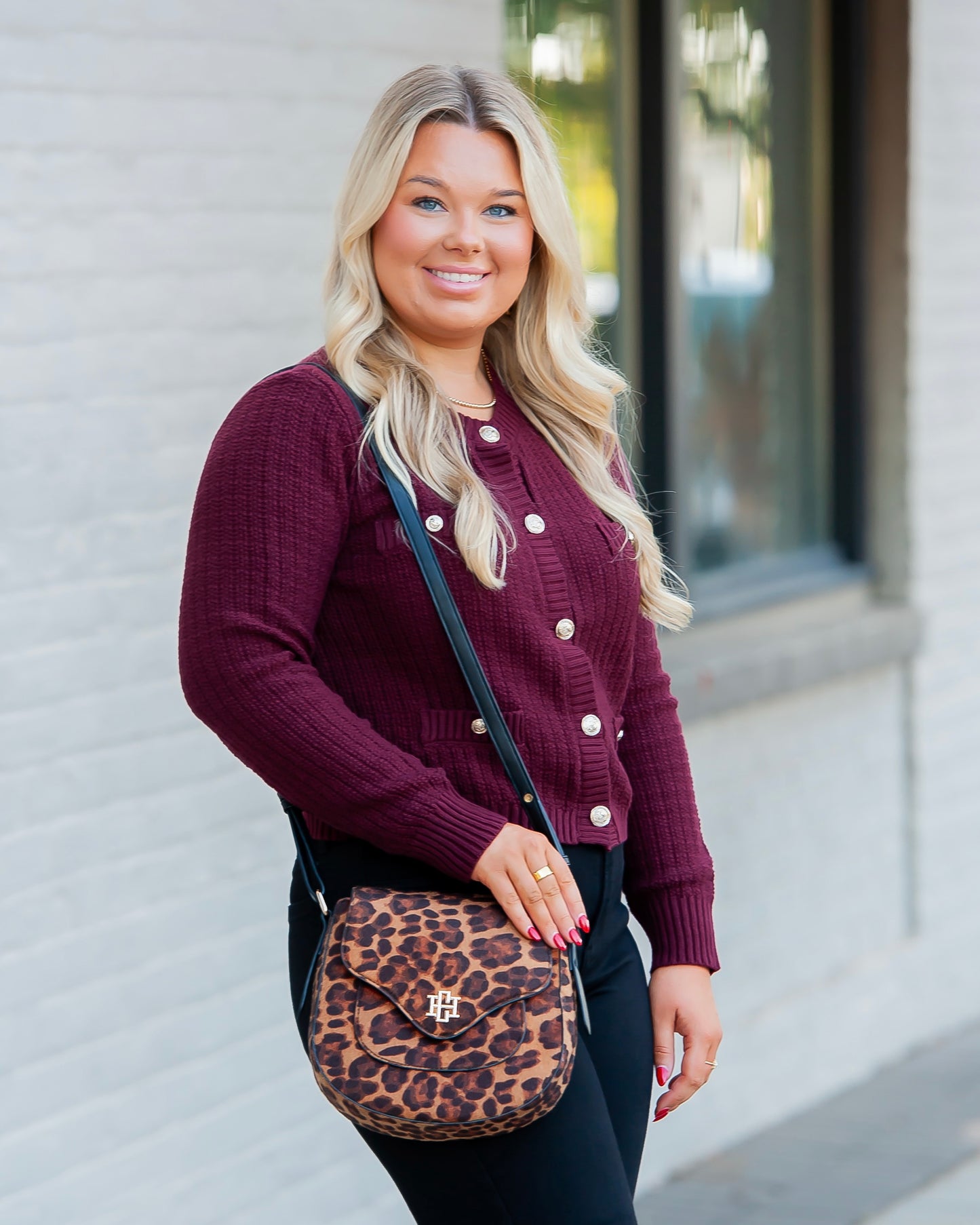 Sasha Handbag Spotted Saddle