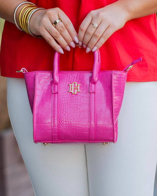 Merritt Mini Tote Hot Pink EC
