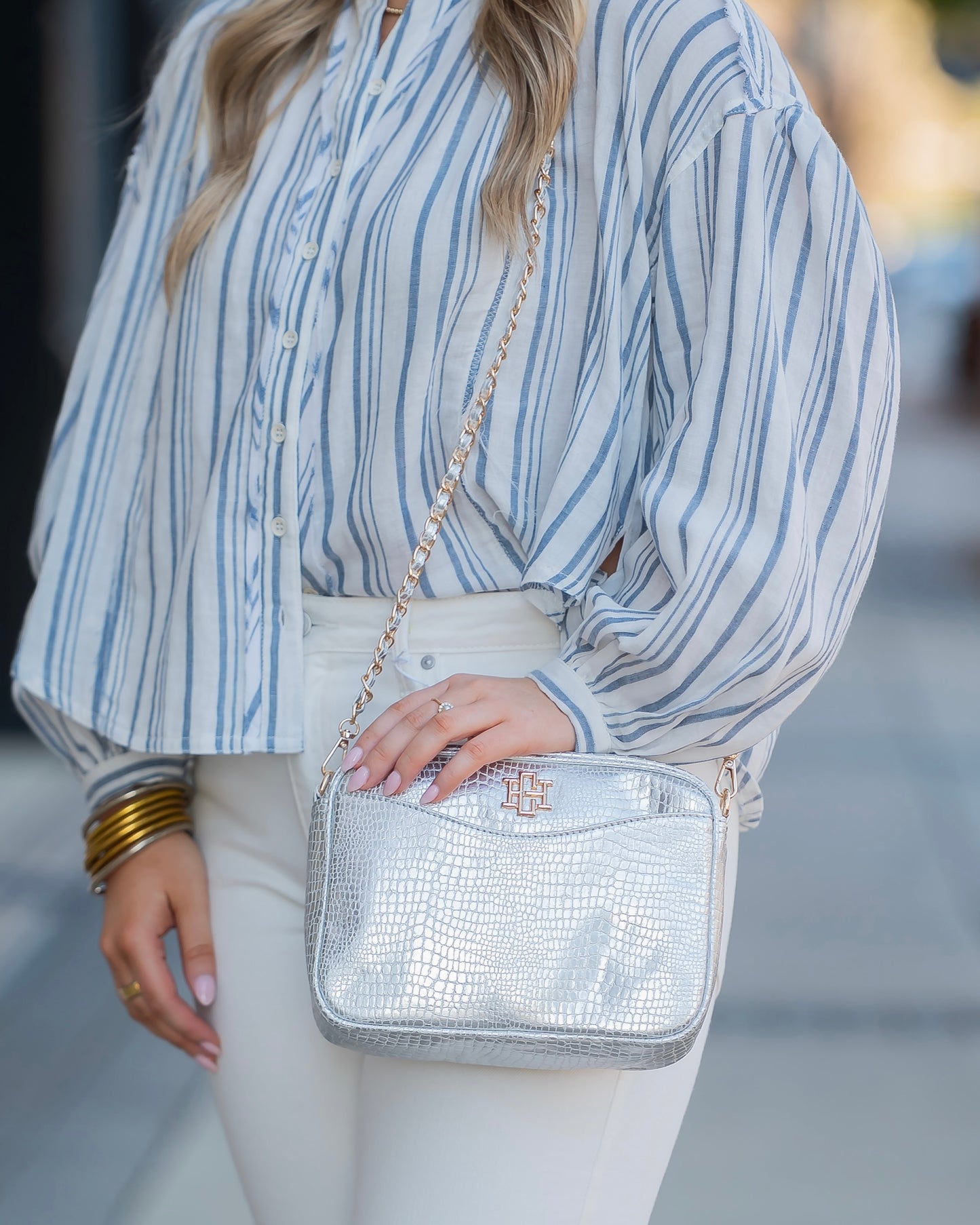 Fiona Crossbody Silver EC