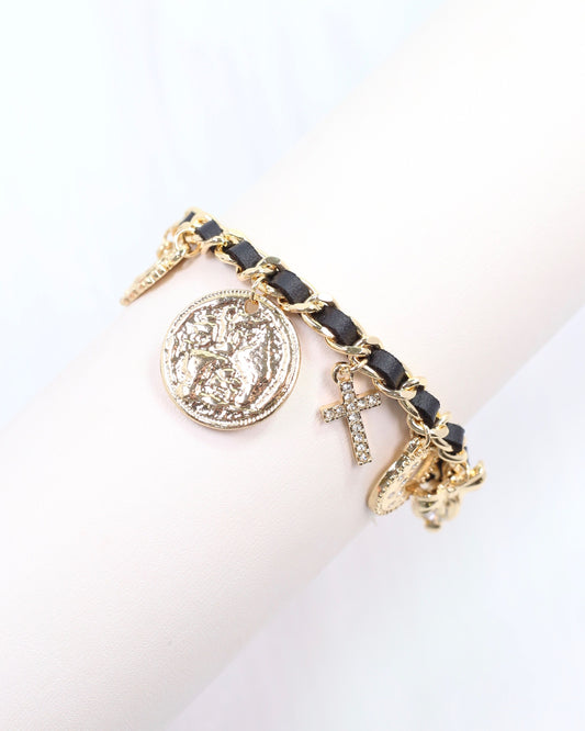 Misty Charm Bracelet Black
