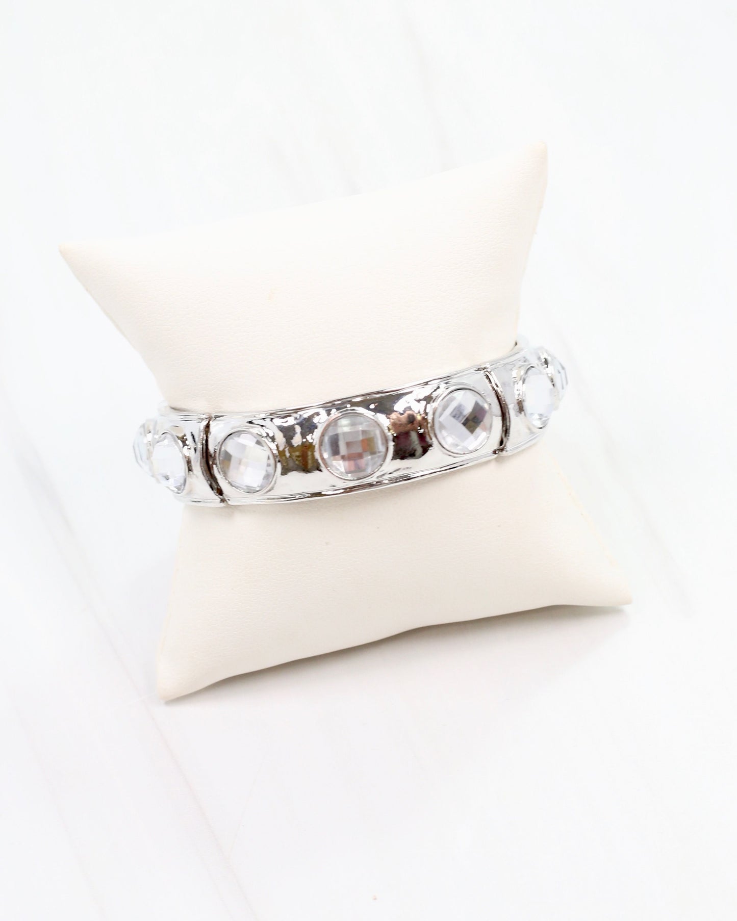 Reagan Stretch Bracelet Silver