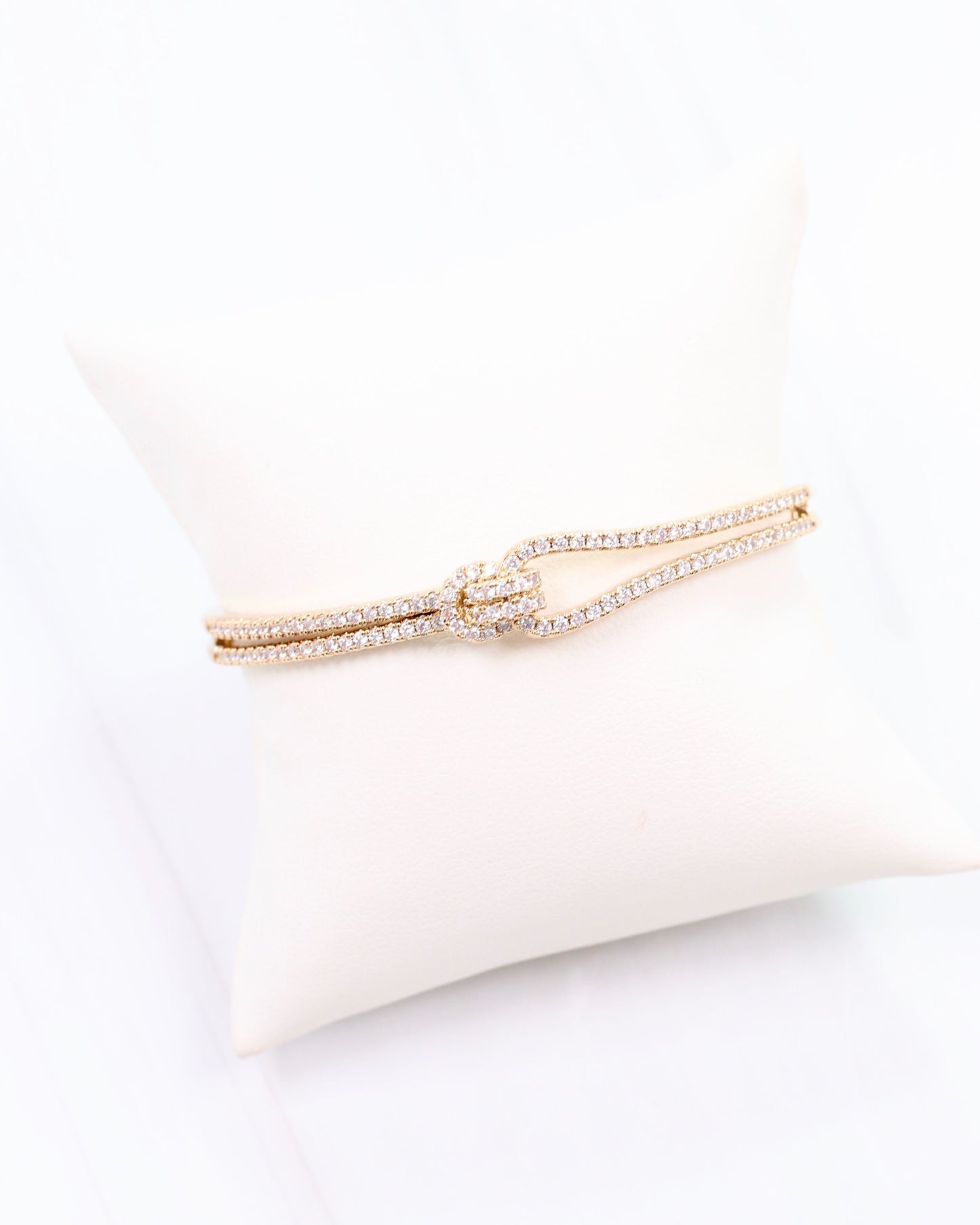 Krissy CZ Cuff Bracelet Gold