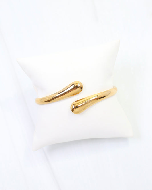 Alida Hinged Bangle Bracelet WR Gold