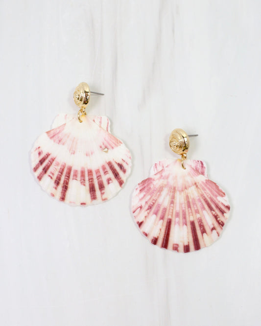 Sallisaw Shell Dangle Earring Natural