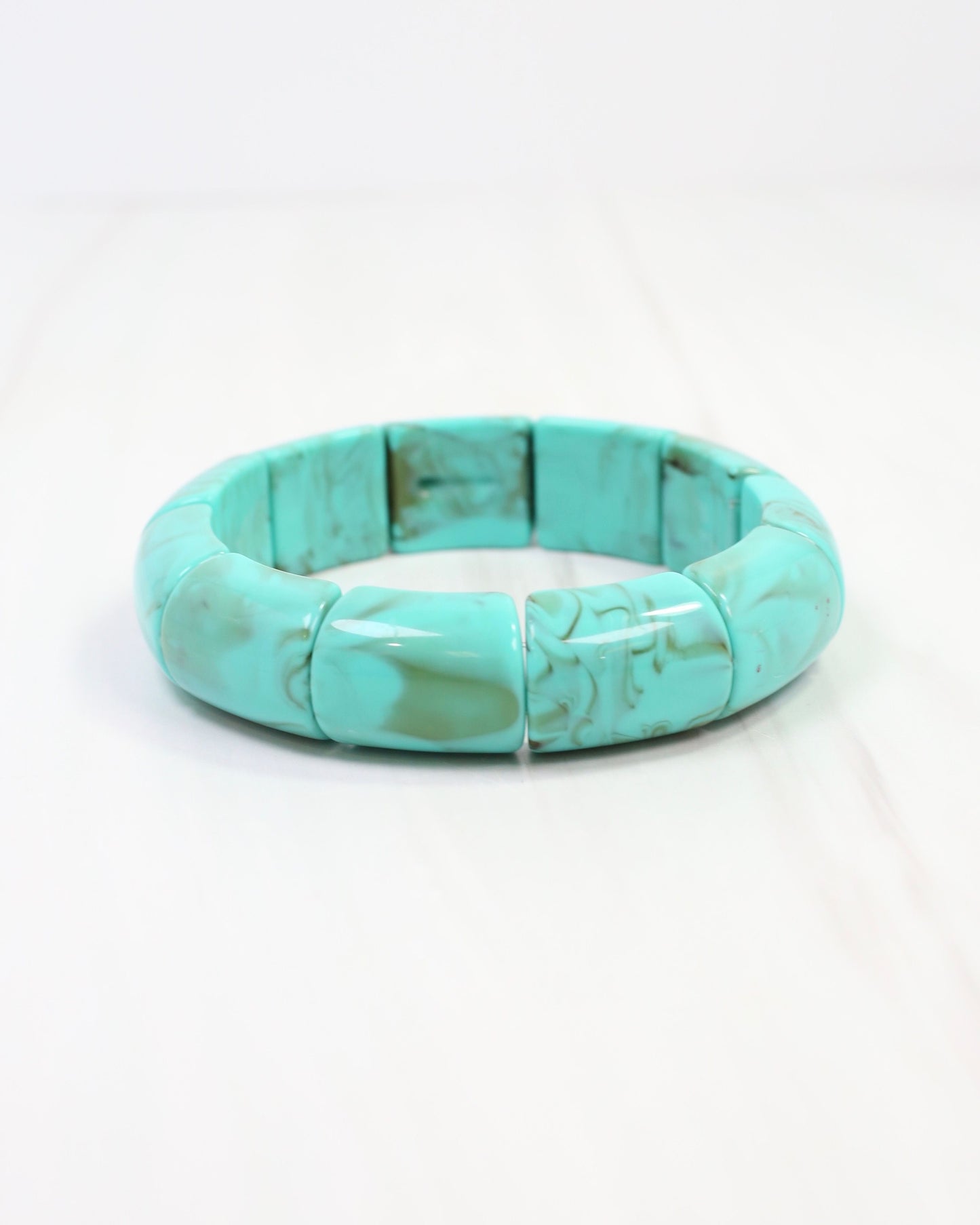 Elwood Stretch Bracelet Turquoise