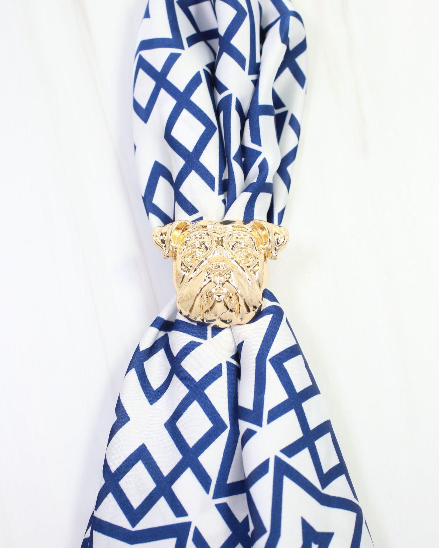 Sally Scarf Slide Dog Gold
