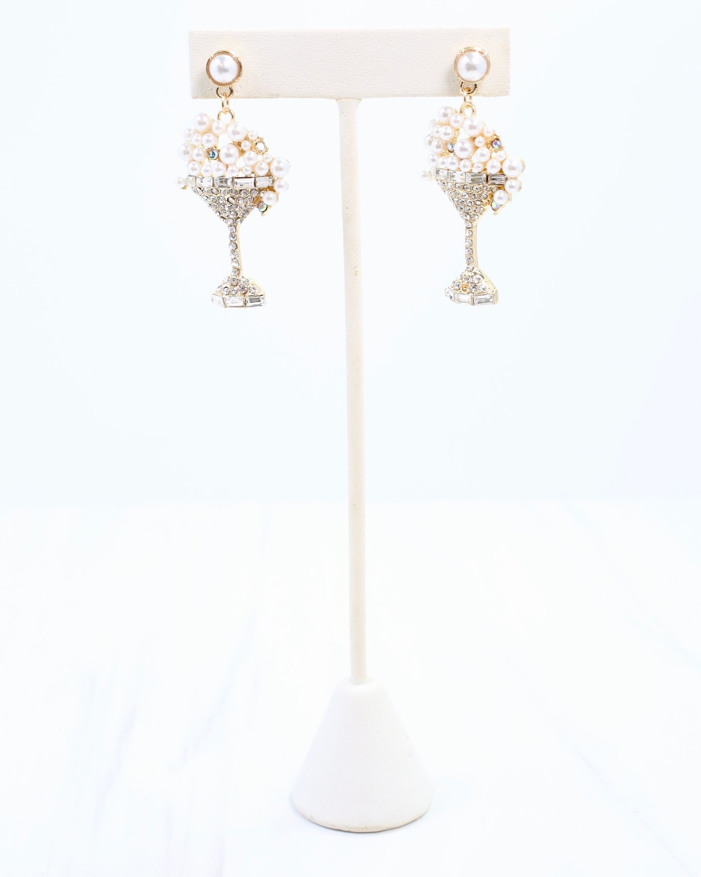 Bubbles and Champagne Earring Gold