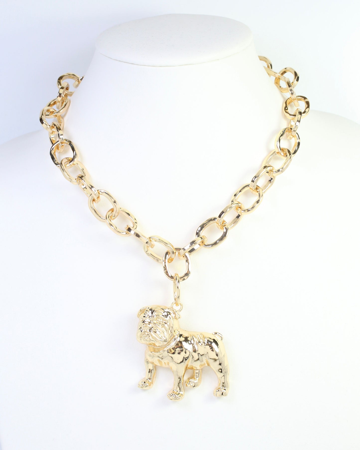 Chelsey Charm Standing Dog Gold