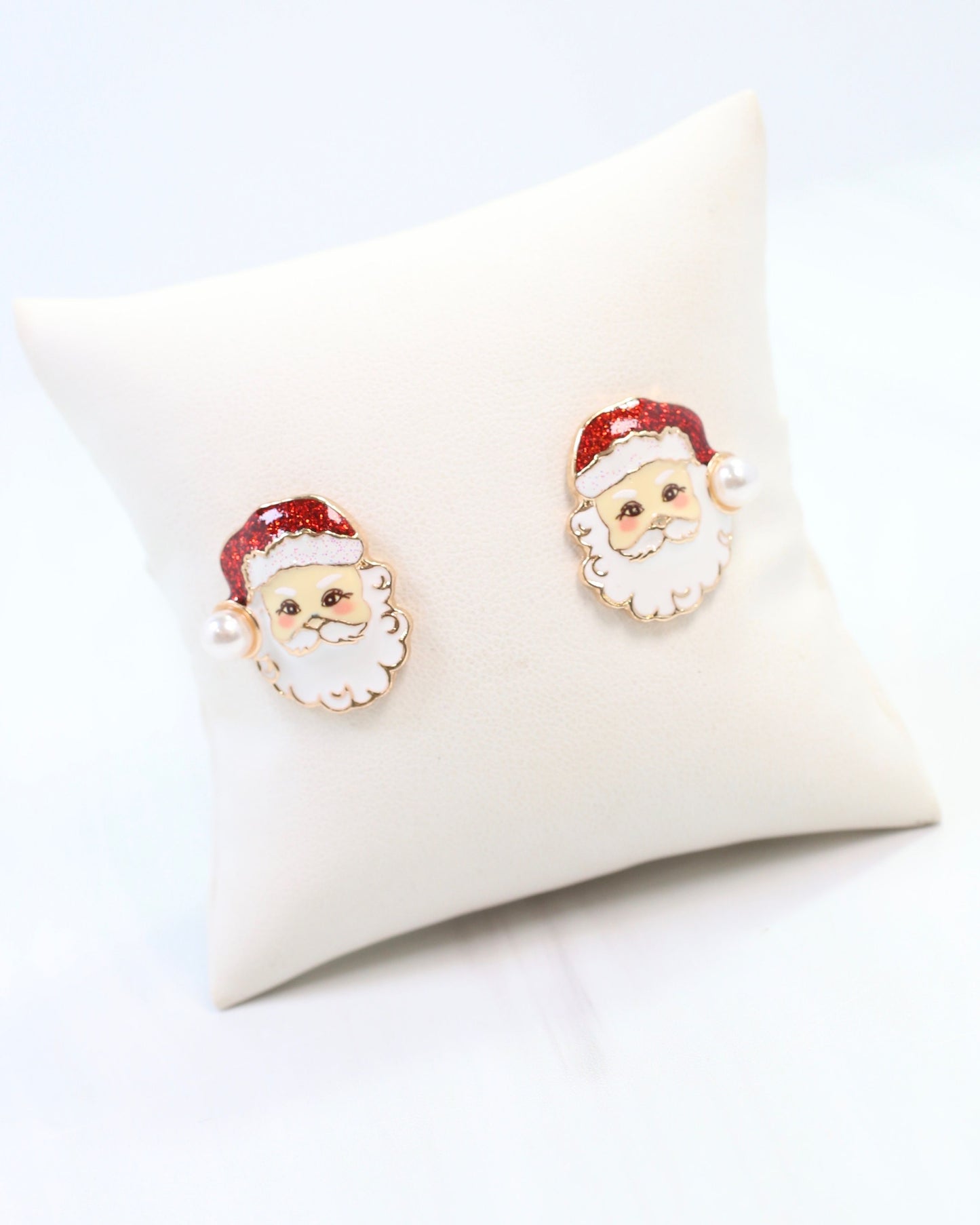 I Believe Santa Earring Red
