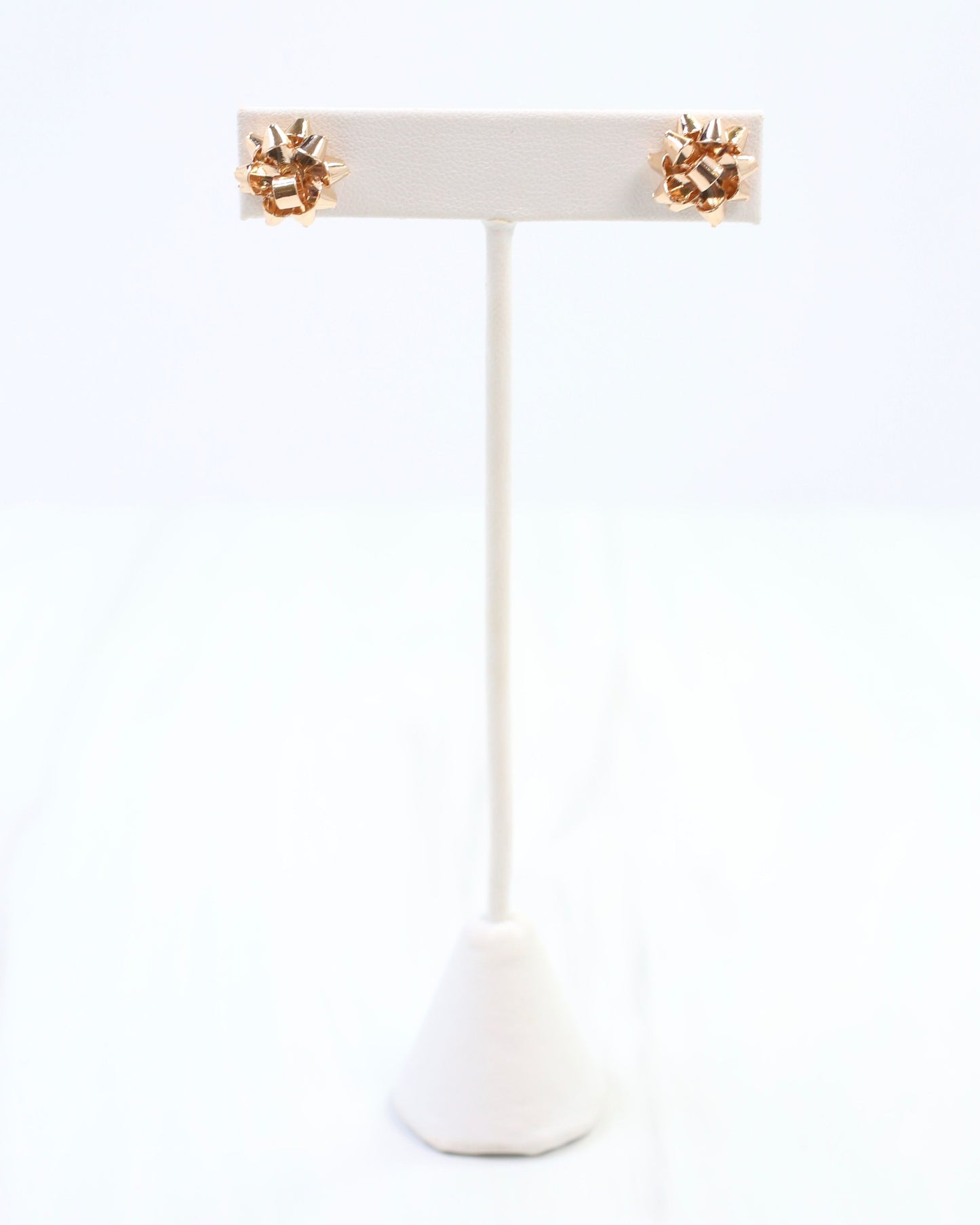 Let's Wrap Small Bow Stud Earring Gold