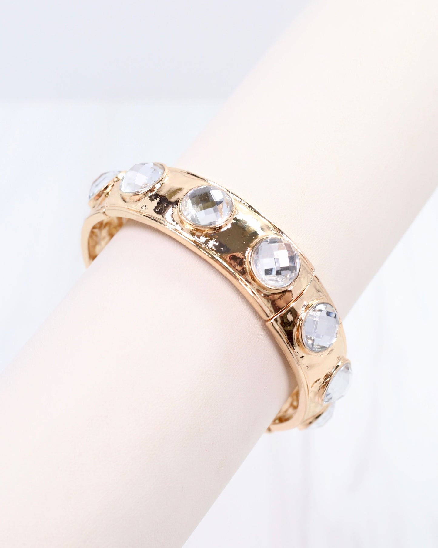 Reagan Stretch Bracelet Clear