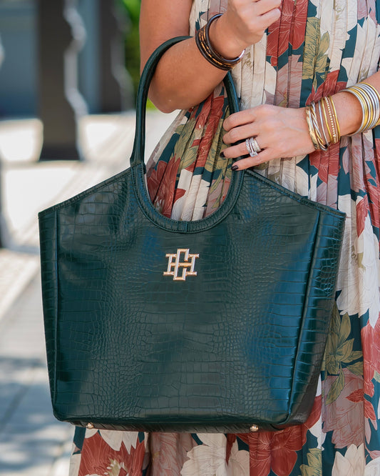 Bellamy Tote Hunter Green EC