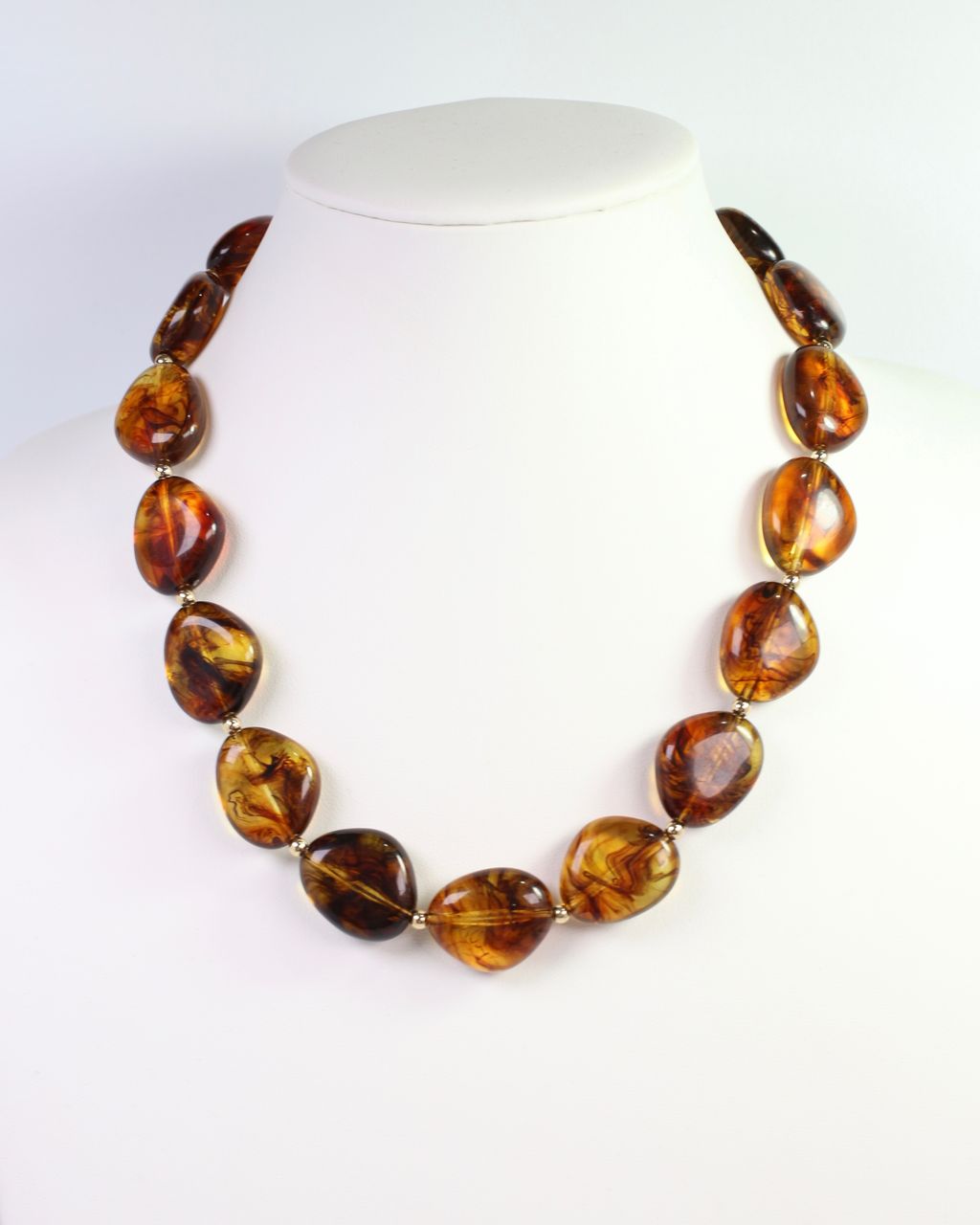 Gardiner Stone Beaded Necklace Tortoise