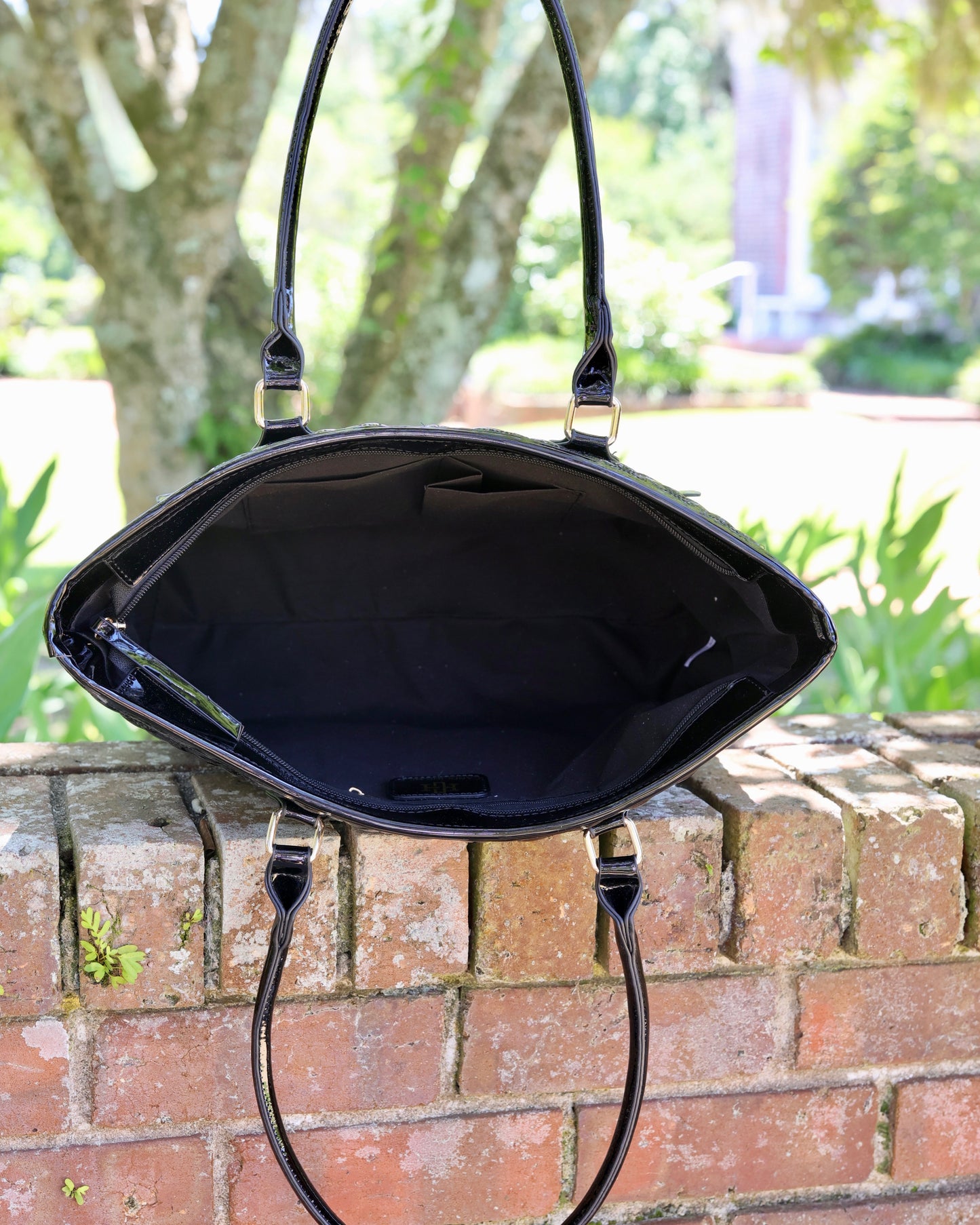 Jayden Tote Black Patent SQ