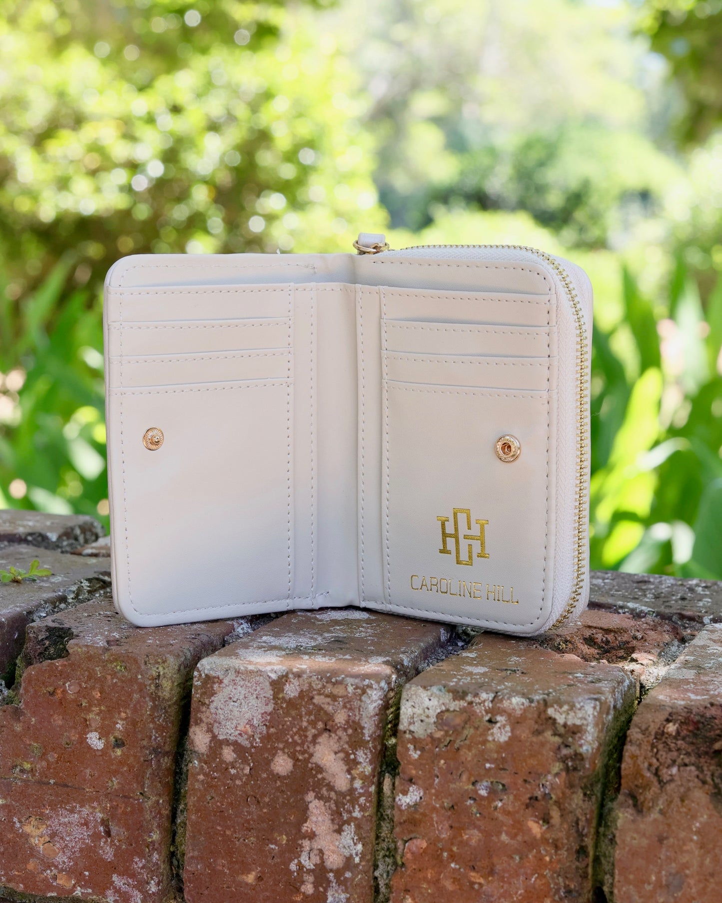 Nadine Zippered Wallet Pearl Quilted DQ