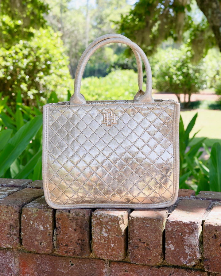 Caroline Hill Penelope Wallet Woven Gold main image 1