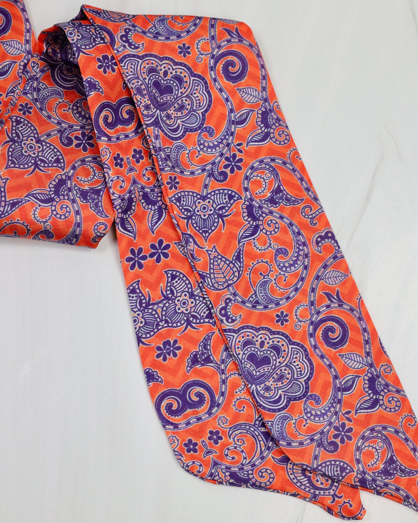 Serafina Scarf Blue Orange