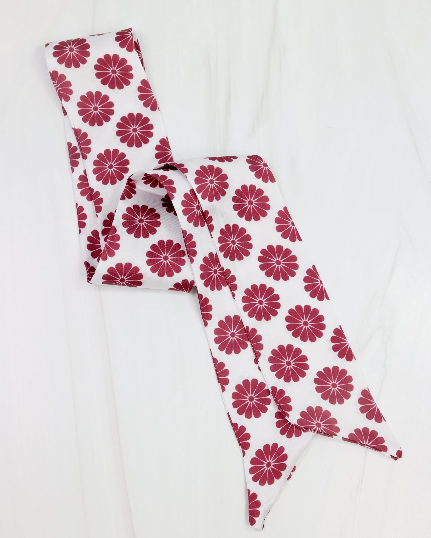Serafina Scarf Maroon Floral