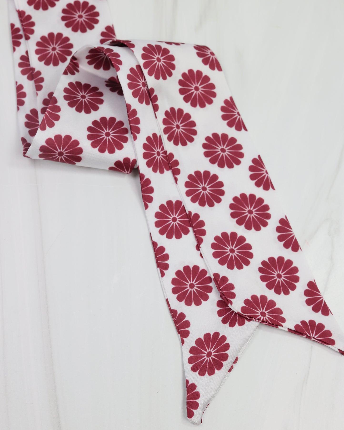 Serafina Scarf Maroon Floral