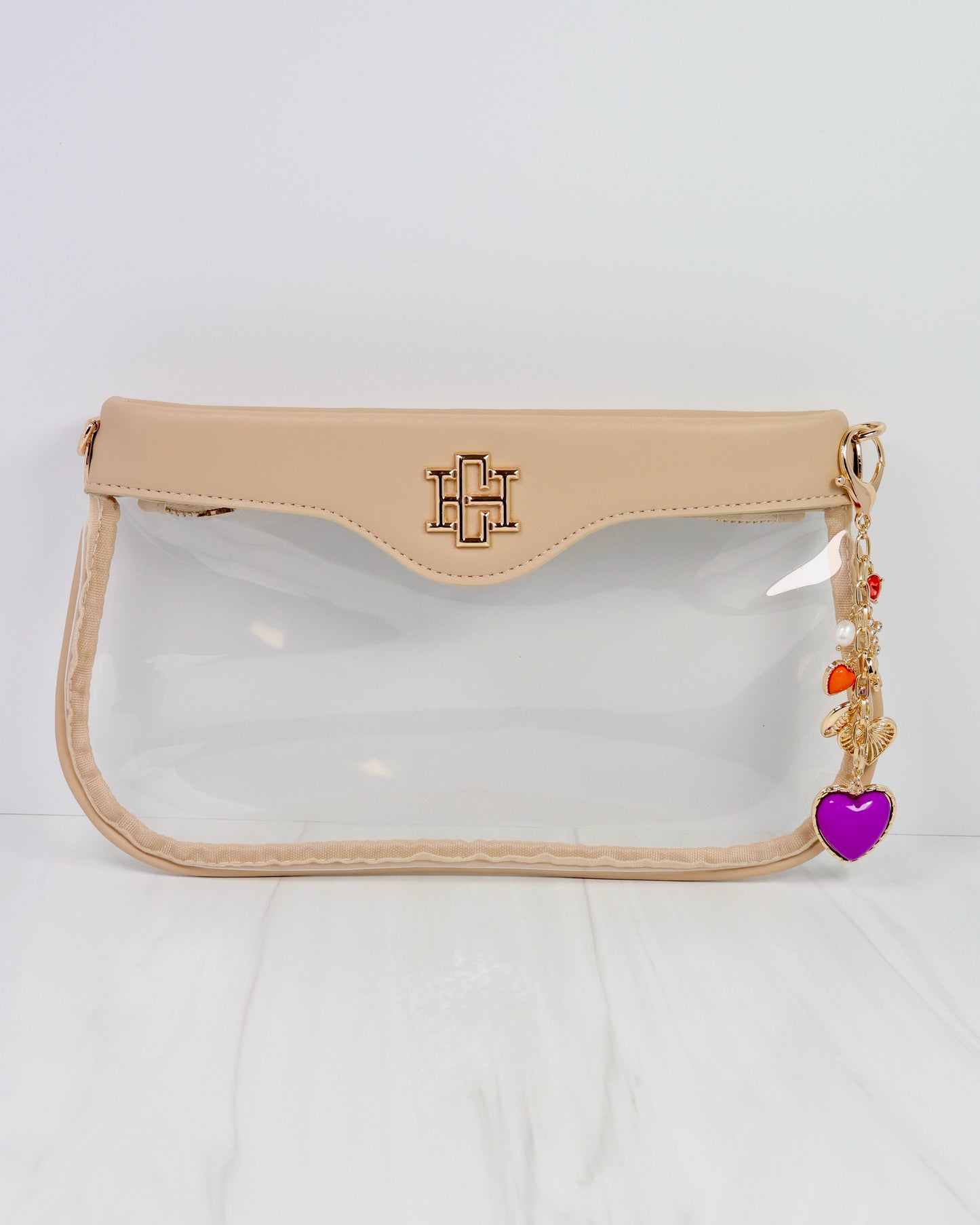 Sutton Bag Charm PURPLE ORANGE