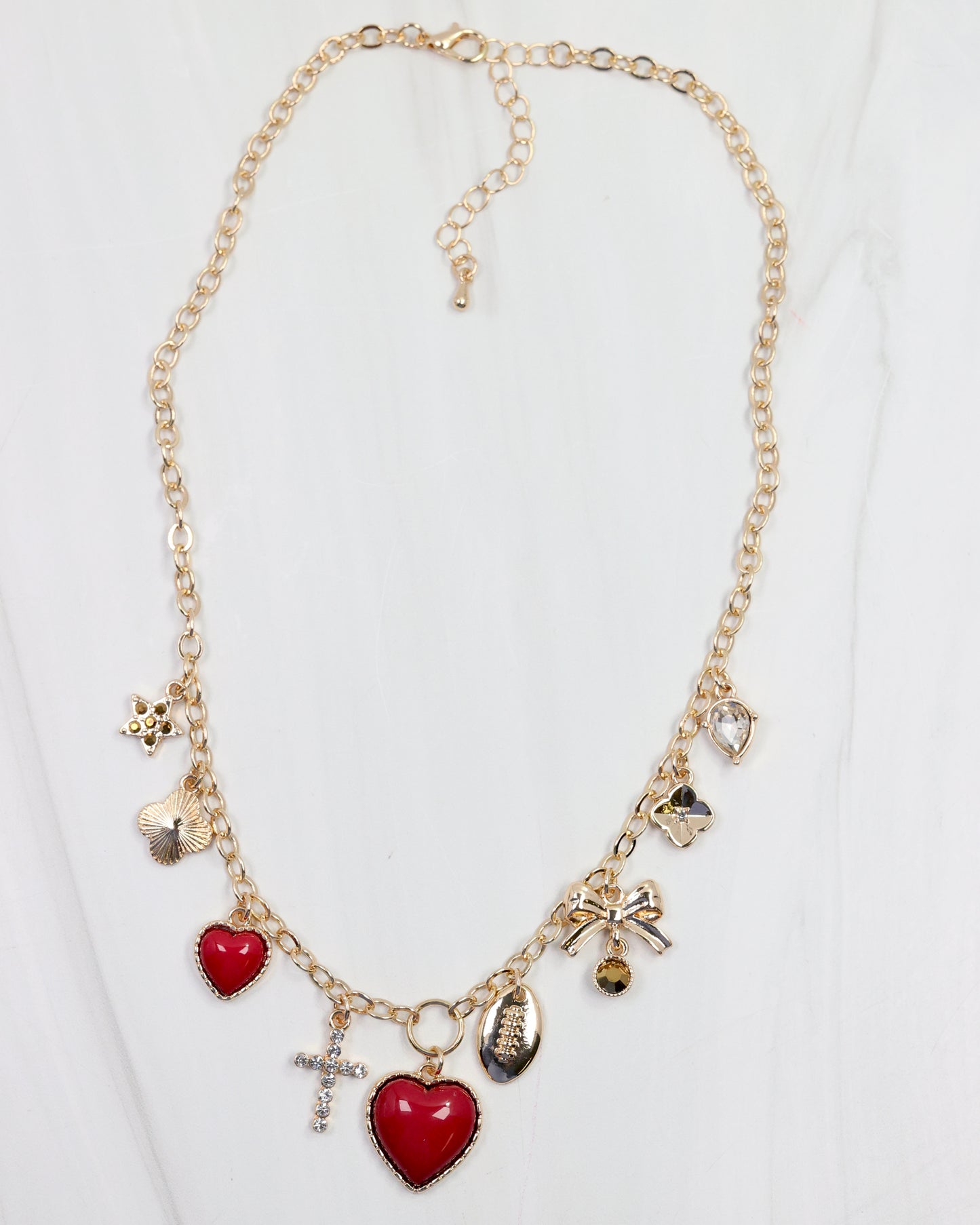 Bentley Charm Necklace GARNET
