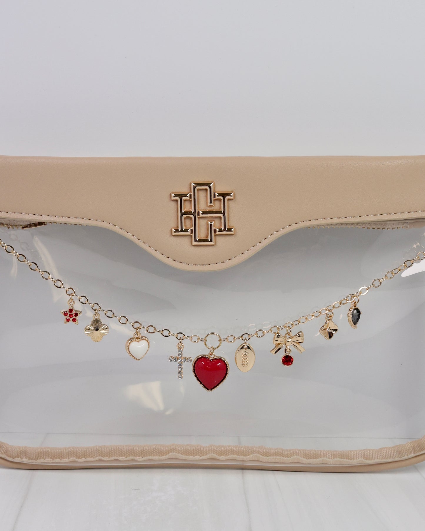 Avery Bag Chain CRIMSON WHITE