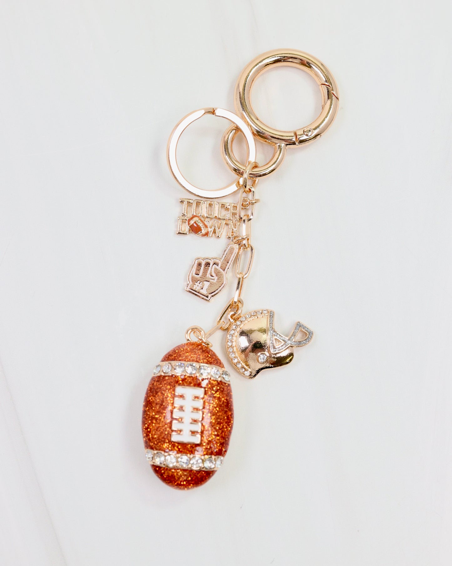 Touchdown Bag Charm GOLD