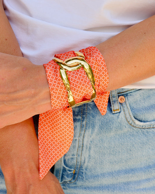 Serafina Scarf Bracelet Orange