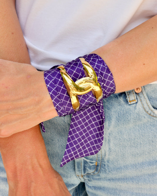 Serafina Scarf Bracelet Purple