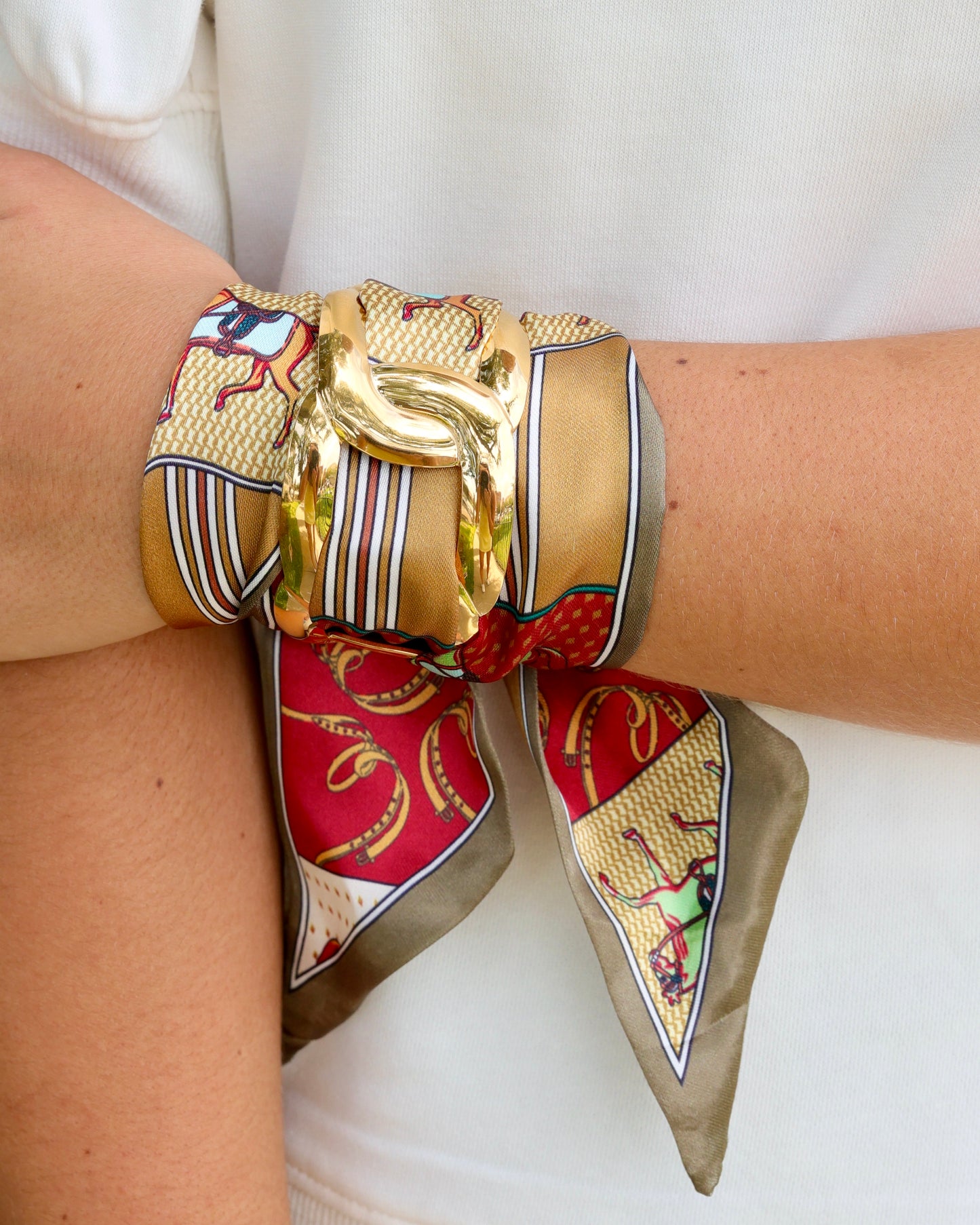 Sedgefield Scarf Bracelet Burg Gold