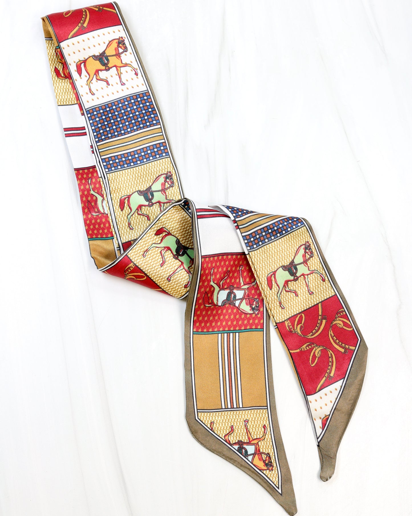 Lillie Scarf Burg Gold