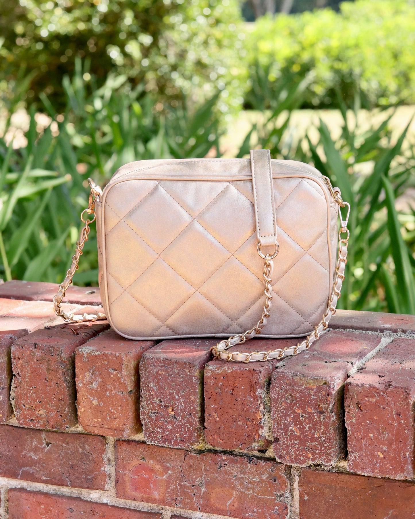 Fiona Crossbody Gold Shimmer LD