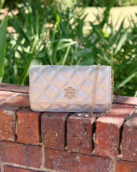 Brynleigh Clutch Crossbody Pearl DQ