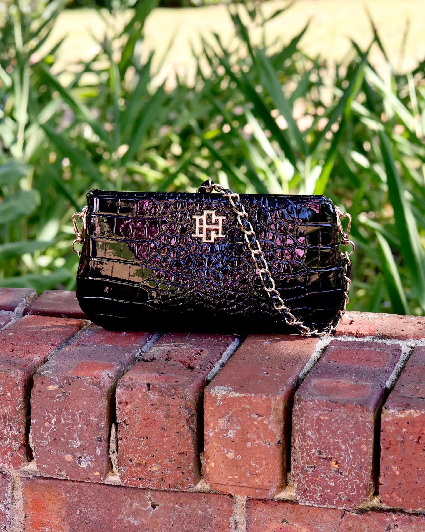 Livi Crossbody Black Patent EC