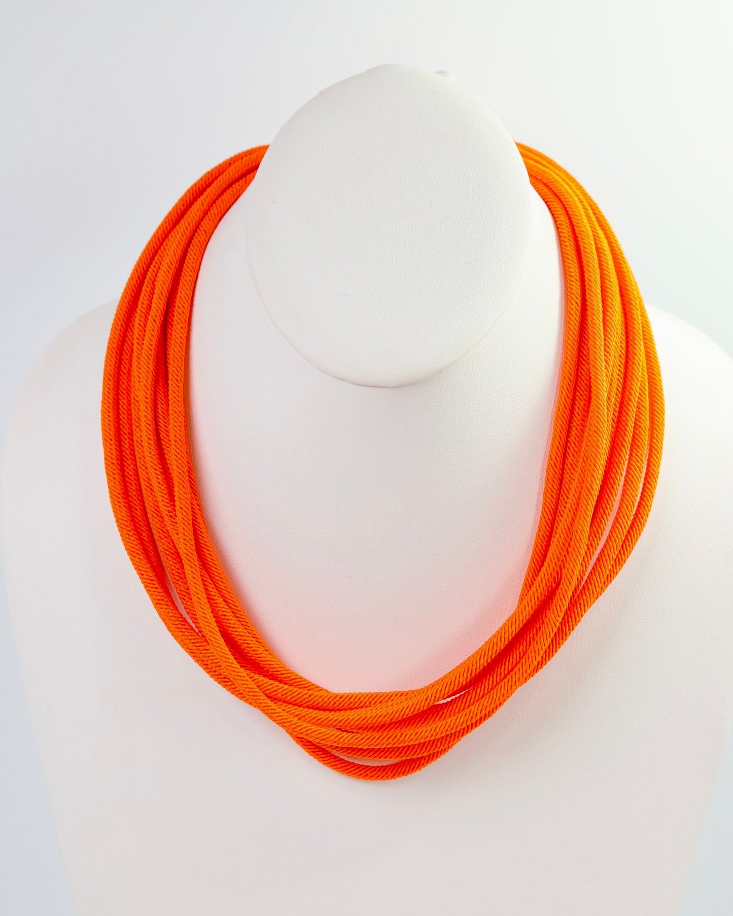 Cranston Cord Necklace Orange