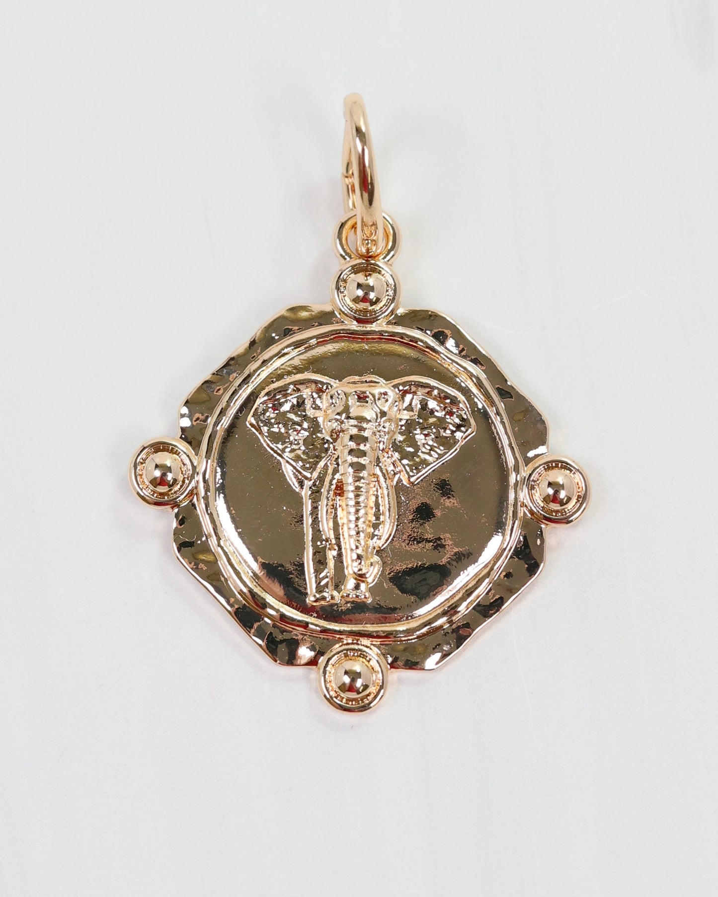 Eliot Elephant Charm Gold