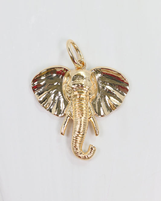 Eldrige Elephant Charm Gold