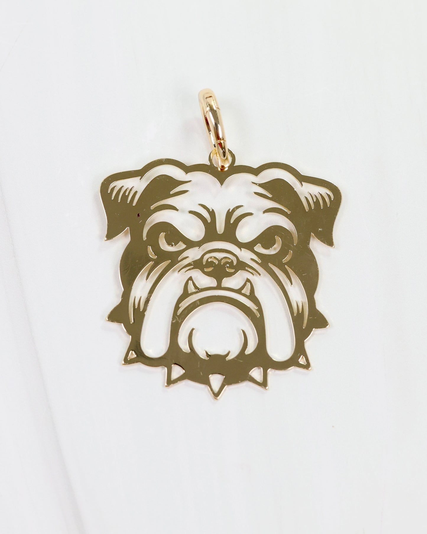 Bruno Bulldog Charm Gold