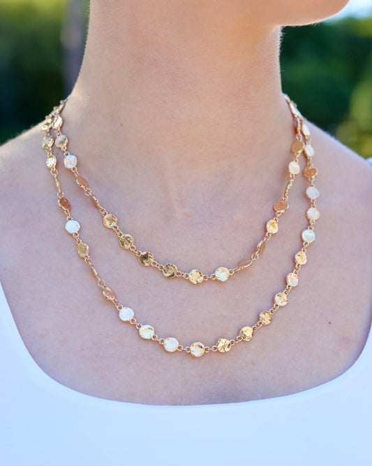 Arlington Layered Necklace Gold
