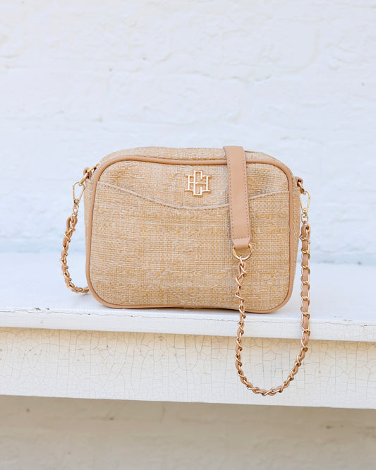 Fiona Crossbody Natural Lattice