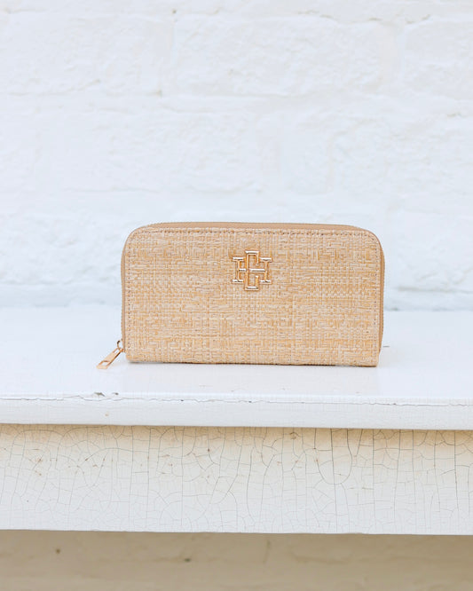 Penelope Wallet Natural Lattice