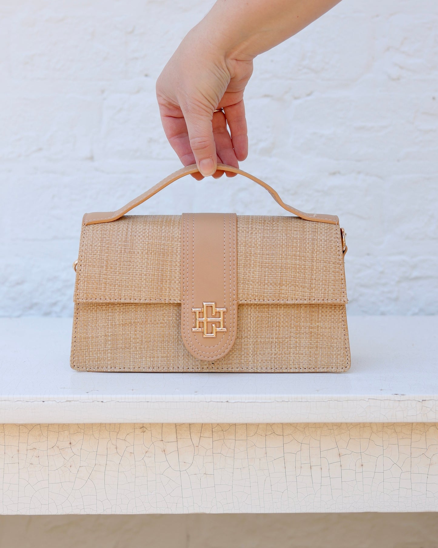 Waverly Clutch Natural