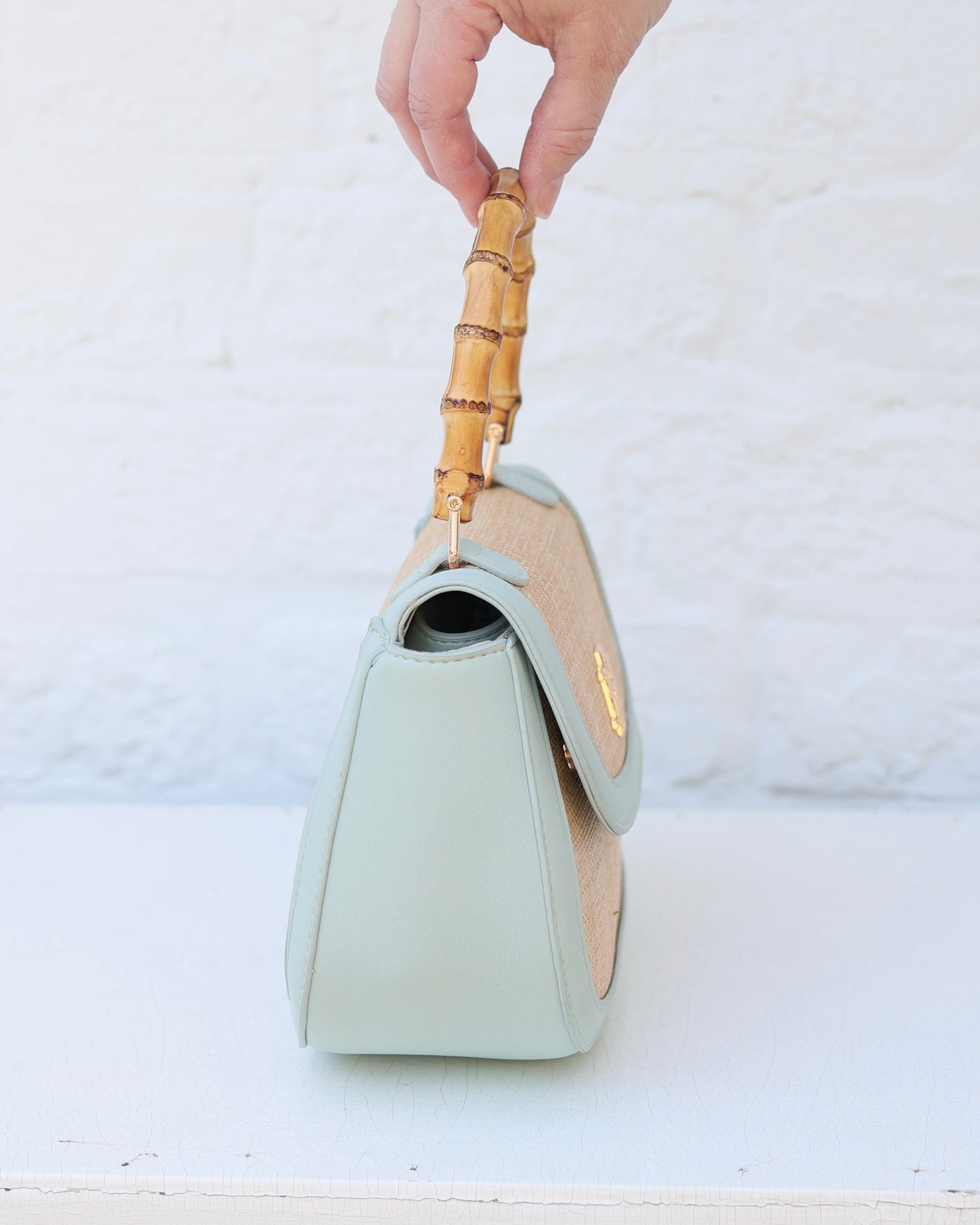 Jessica Handbag Natural Mint